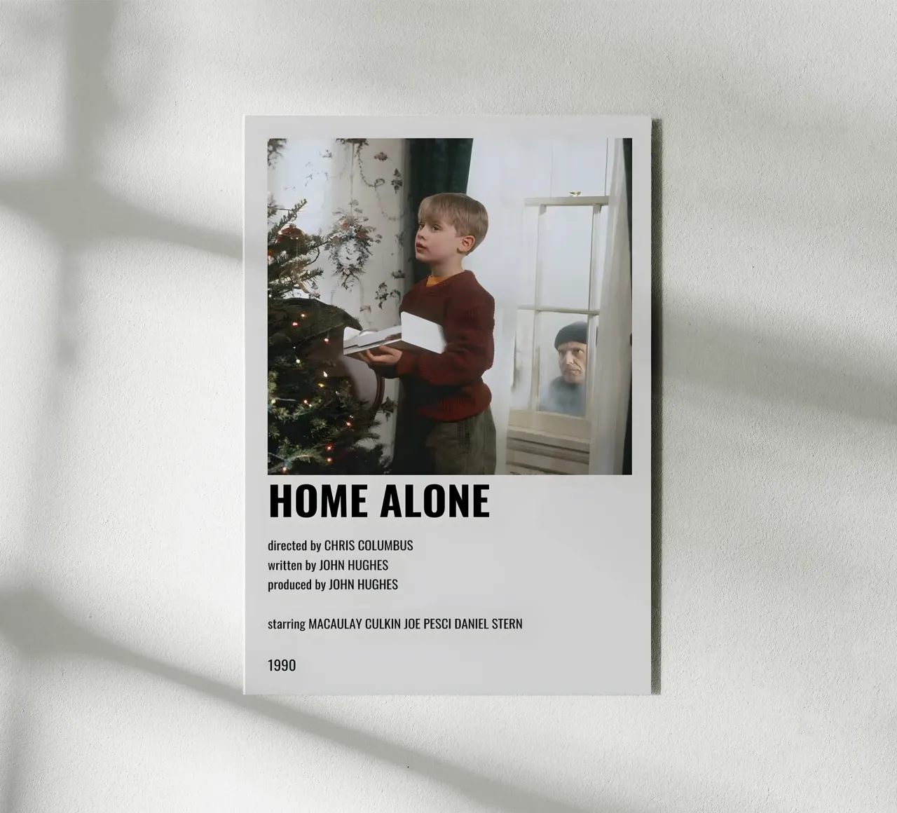 HOME ALONE alluminio dibond da MVFminimalist