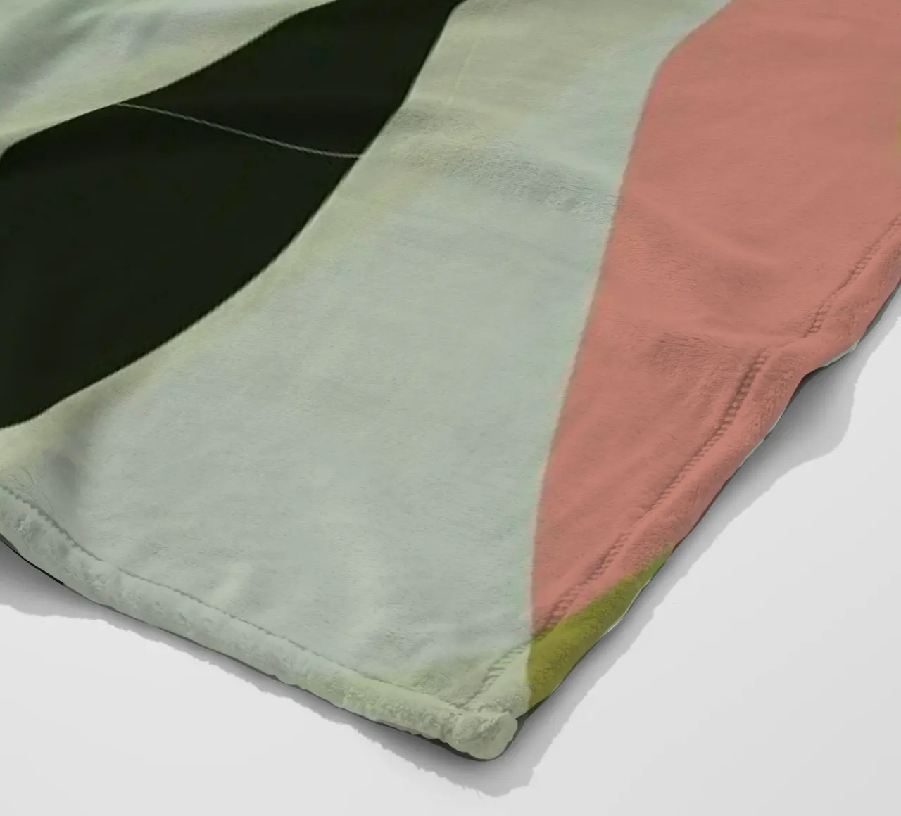 Composizione astratta n. 3 coperta in pile da Metron