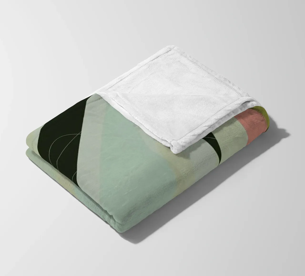 Composizione astratta n. 3 coperta in pile da Metron
