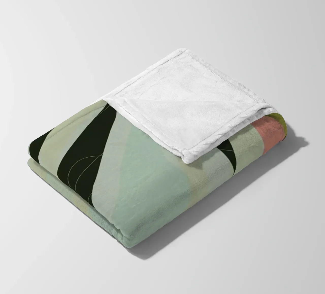 Composizione astratta n. 3 coperta in pile da Metron