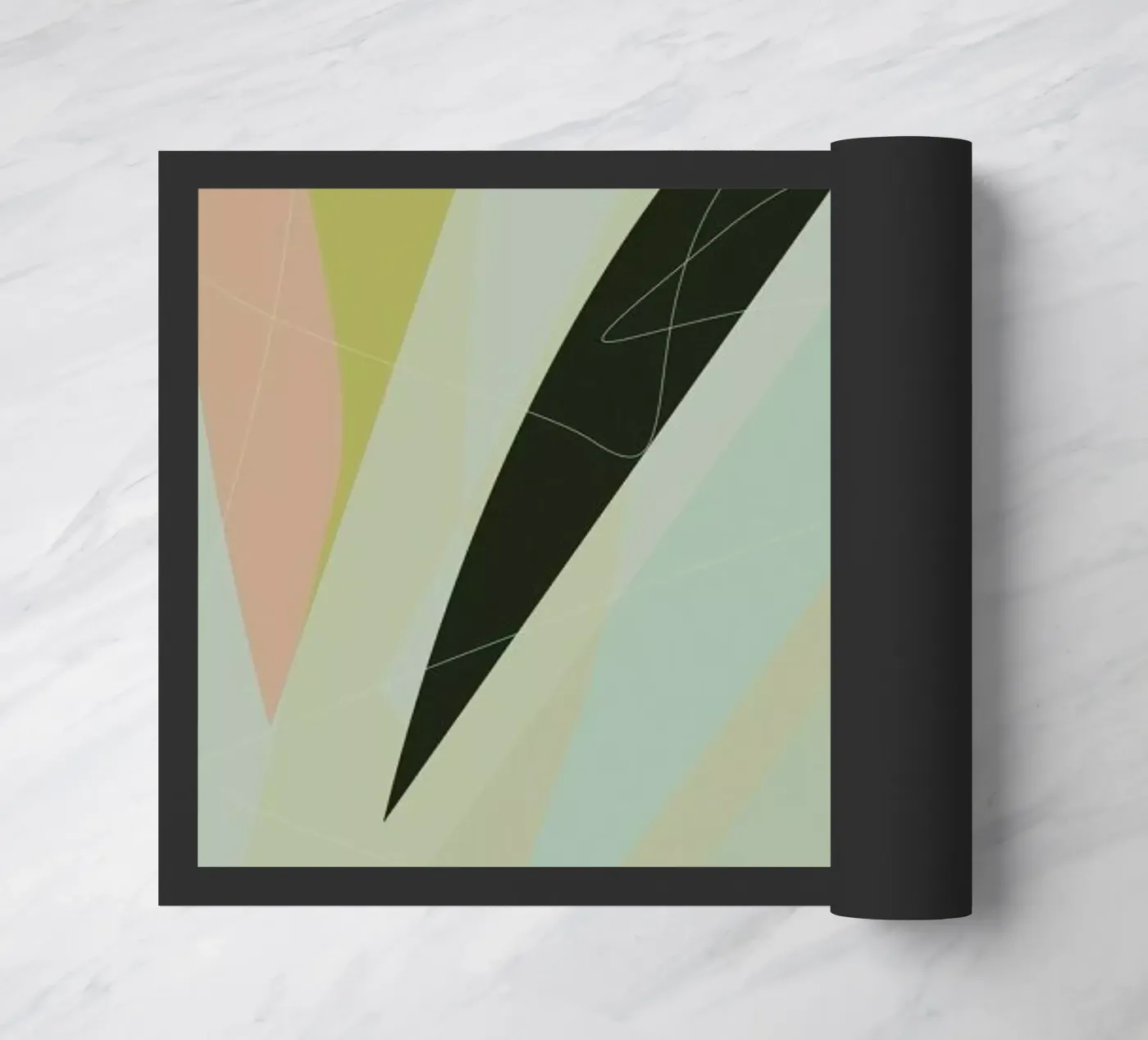 Abstract Composition No 3 doormat by Metron