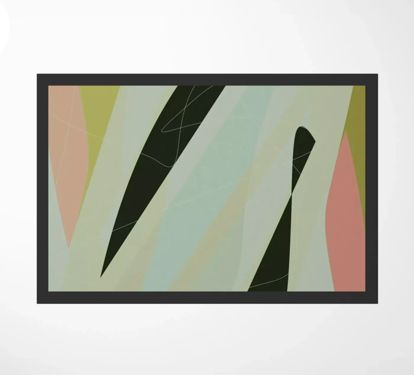 Abstract Composition No 3 doormat by Metron