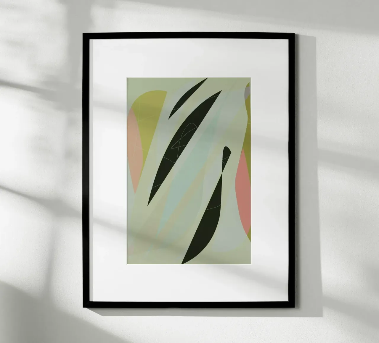 Abstract Composition No 3 poster by Metron