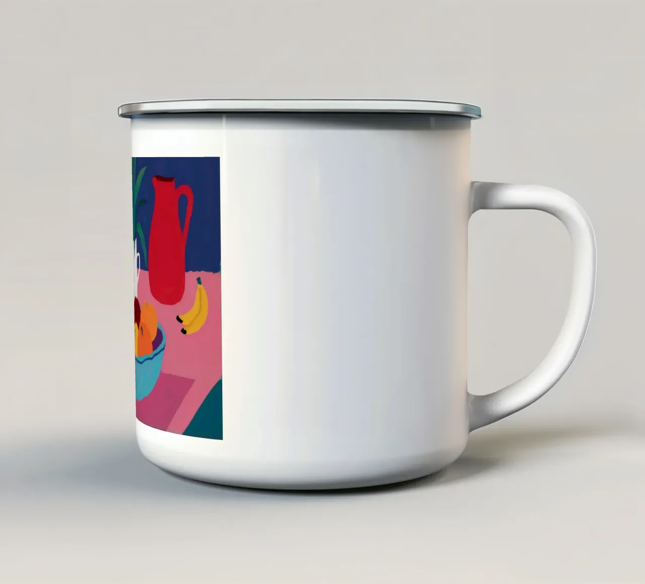 Brocca Cerise Harmony tazza in smalto da Fable Tempa