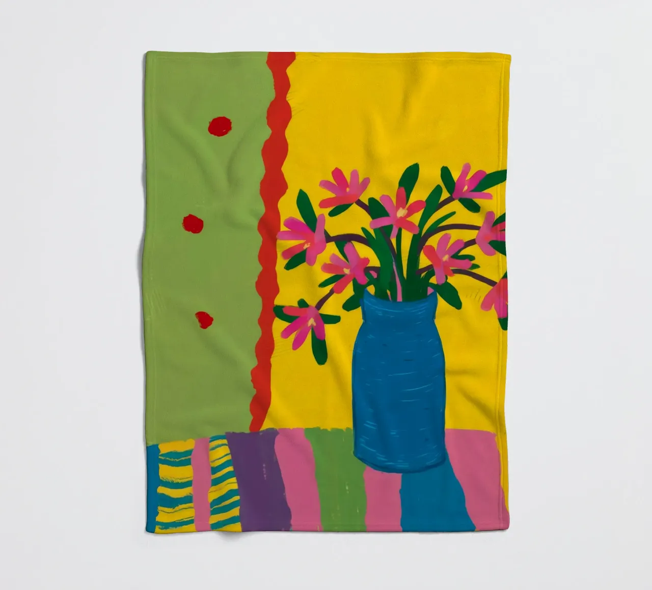 Bouquet di tappeti arcobaleno coperta in pile da Tiga Bersama