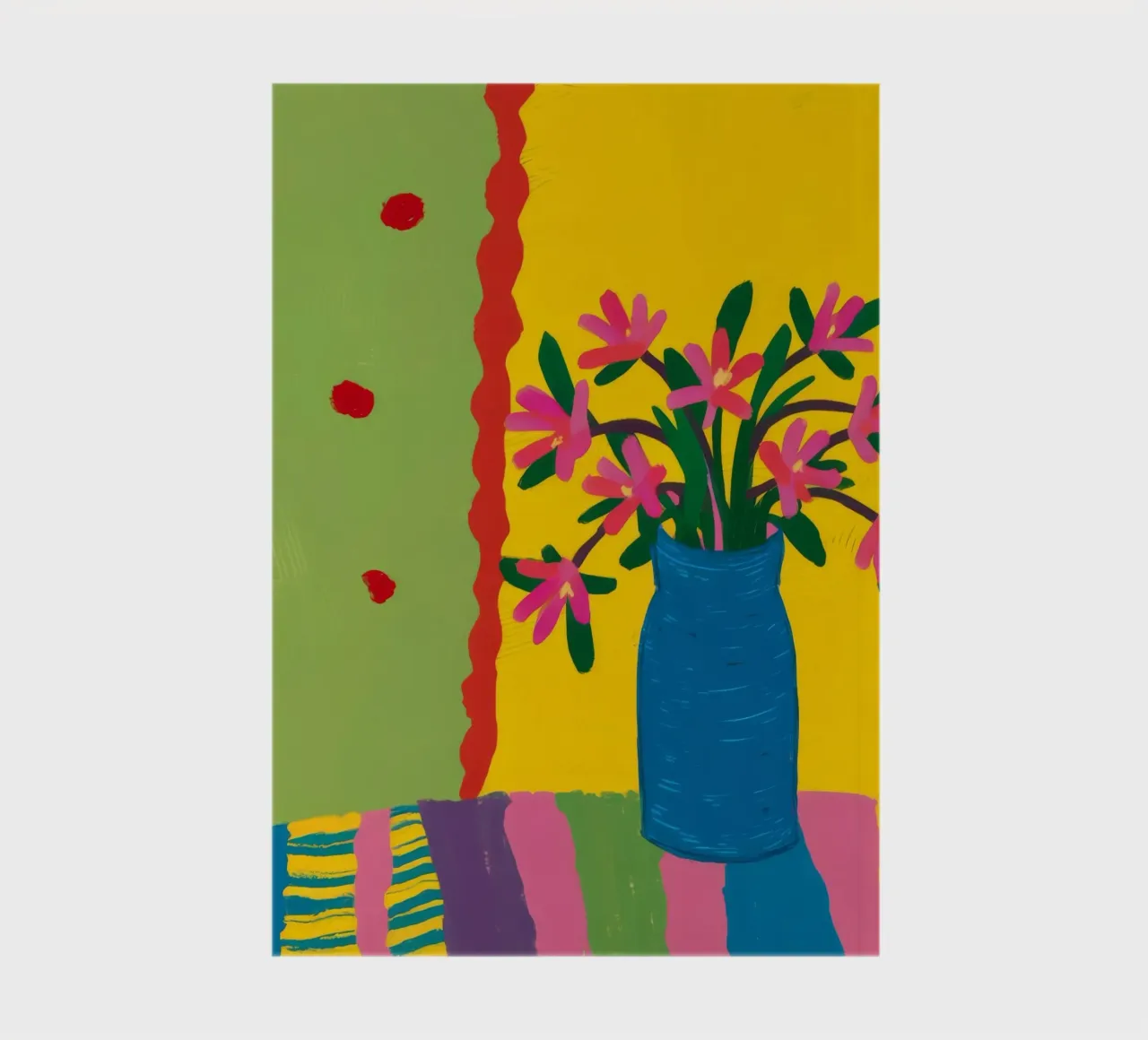 Rainbow Rug Bouquet notebook by Tiga Bersama