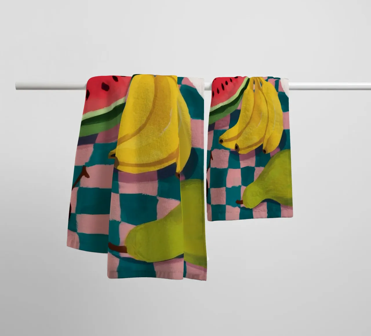 Picnic dei colori primari asciugamano da bagno da Fable Tempa