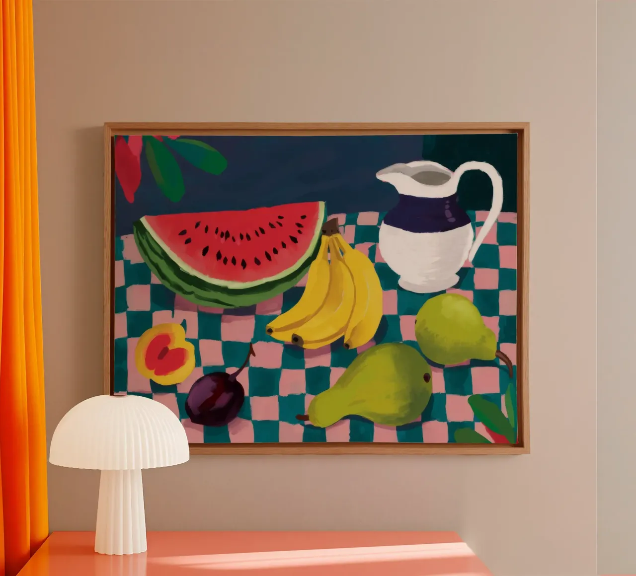 Primary Colors Picnic canvas by Fable Tempa