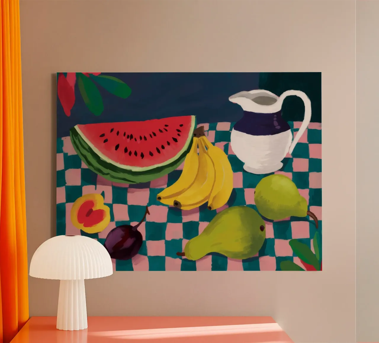 Primary Colors Picnic canvas by Fable Tempa