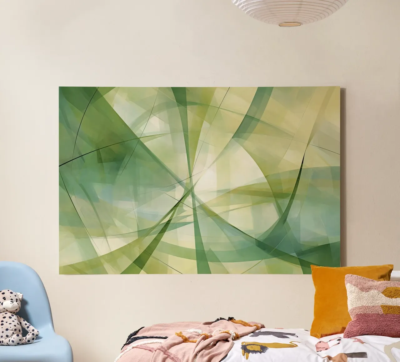 Muurkunst van Imagine canvas met Baklijst van Imagine
