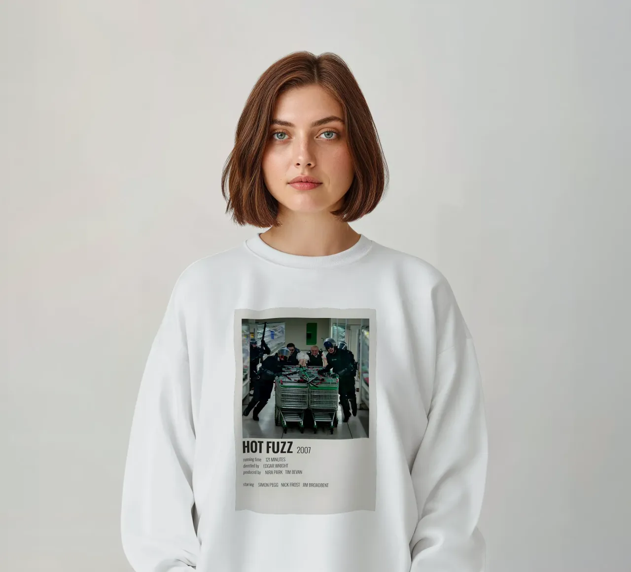 HOT FUZZ 2007 felpa da MVFminimalist
