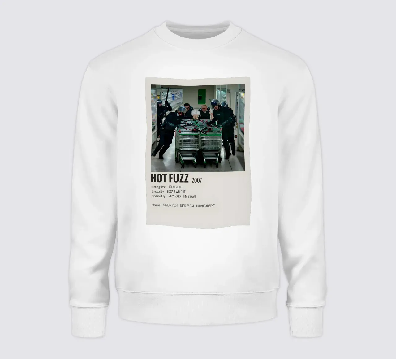 HOT FUZZ 2007 felpa da MVFminimalist