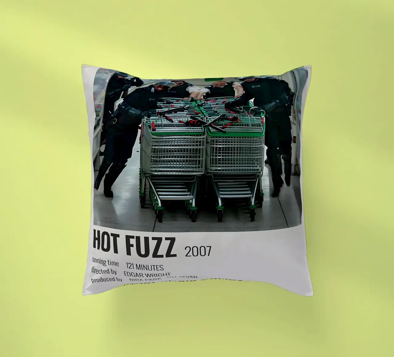 HOT FUZZ 2007 cuscino da MVFminimalist