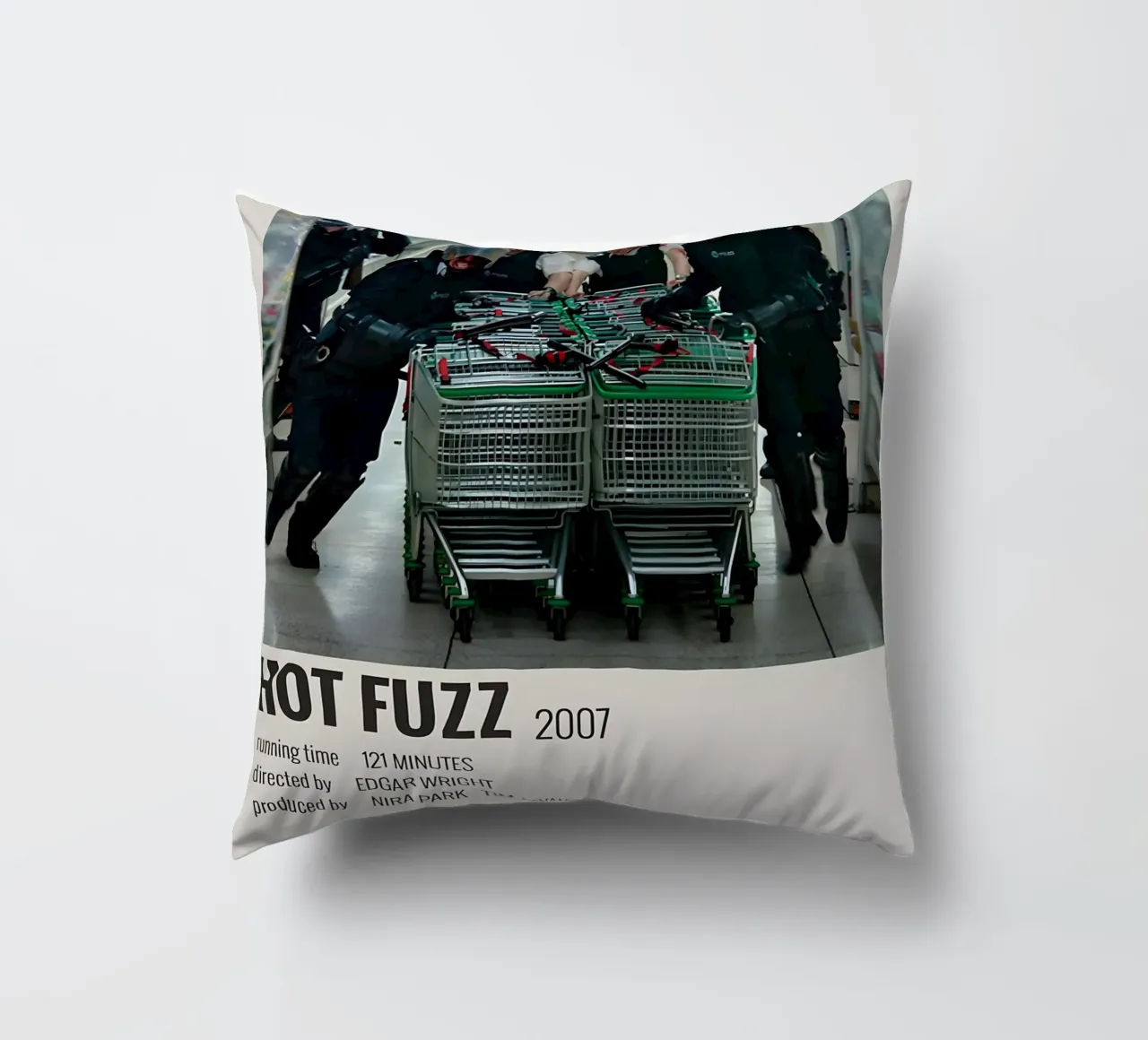 HOT FUZZ 2007 cuscino da MVFminimalist