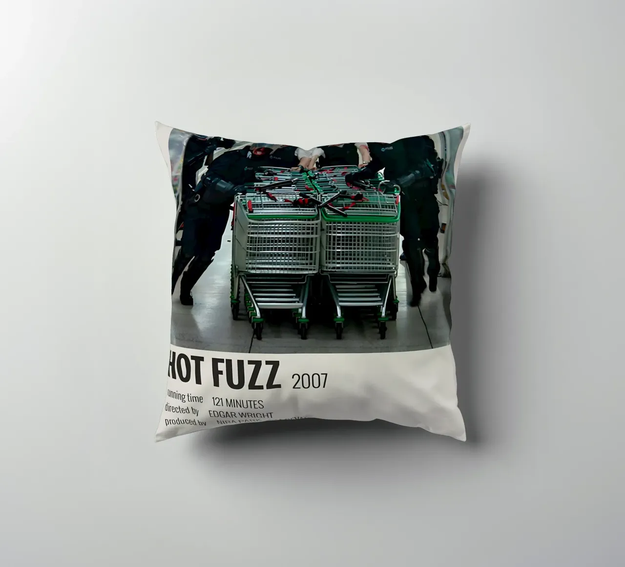 HOT FUZZ 2007 cuscino da MVFminimalist