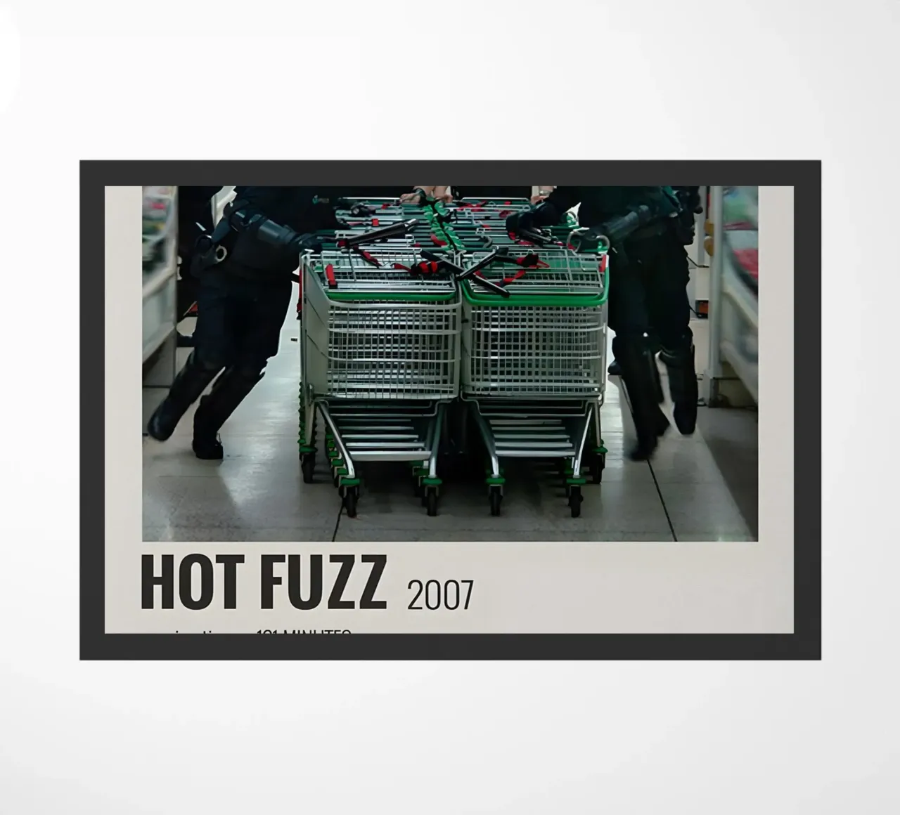 HOT FUZZ 2007 zerbino da MVFminimalist
