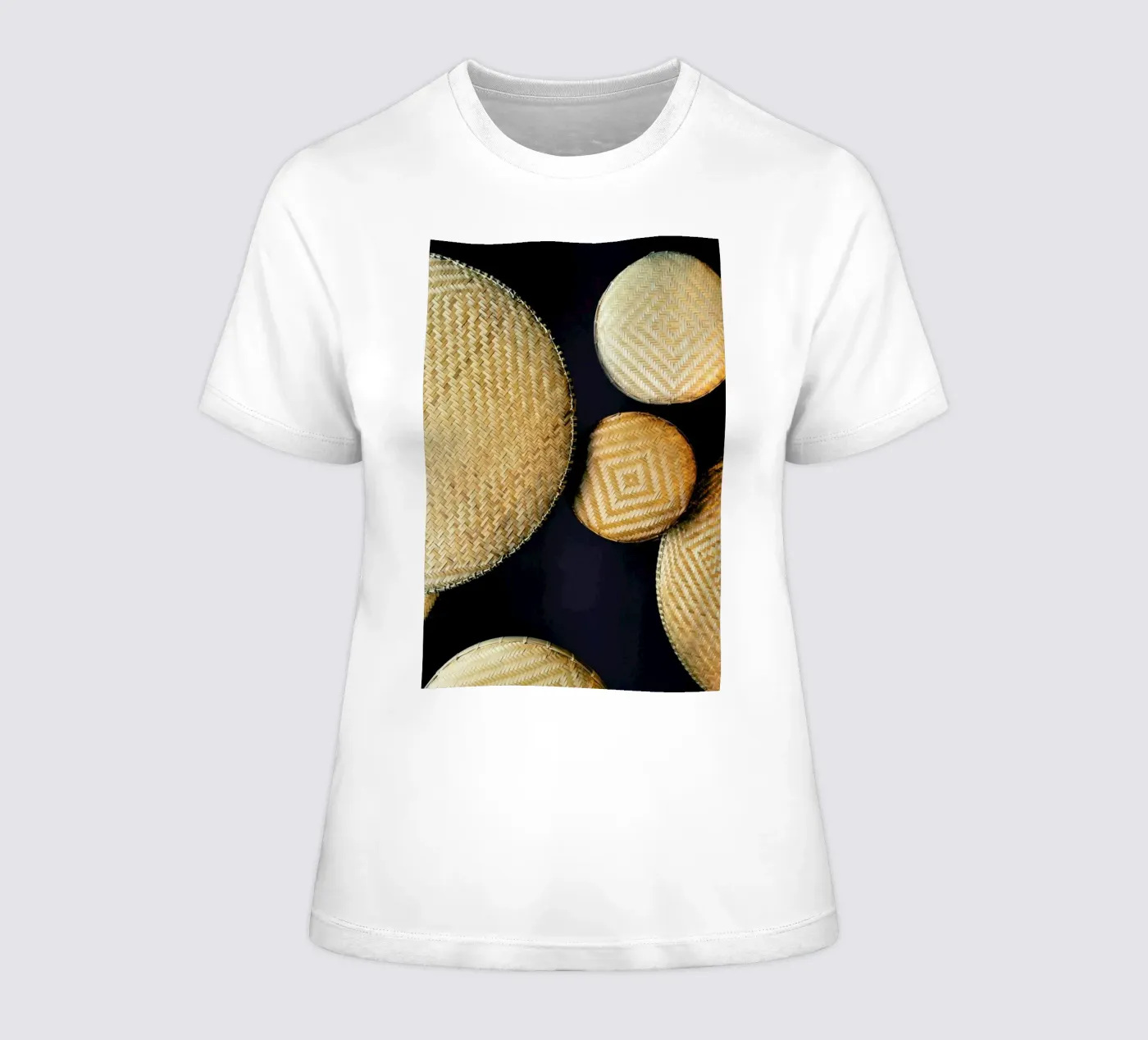 Complementary Structures dames t-shirt getailleerd van Sebastian Hilgetag