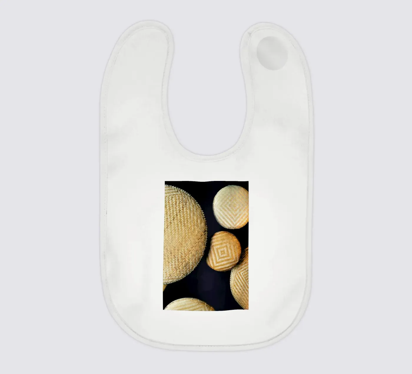 Complementary Structures baby bib by Sebastian Hilgetag
