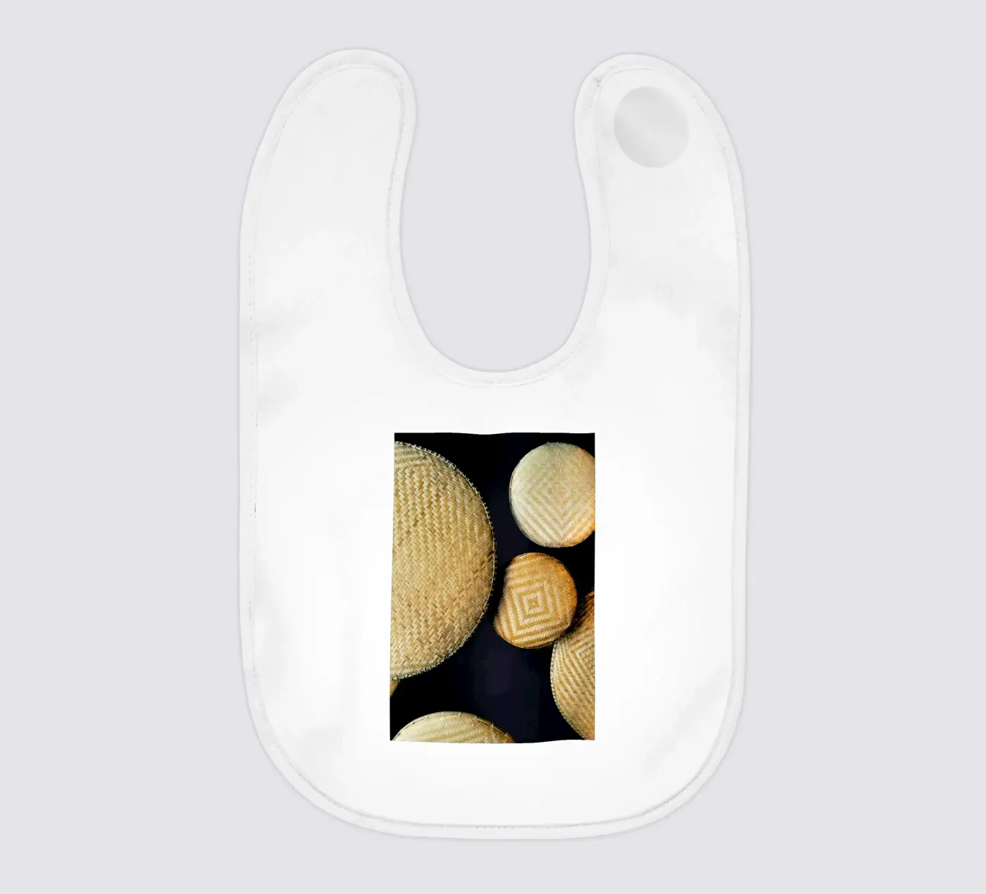 Complementary Structures baby bib by Sebastian Hilgetag