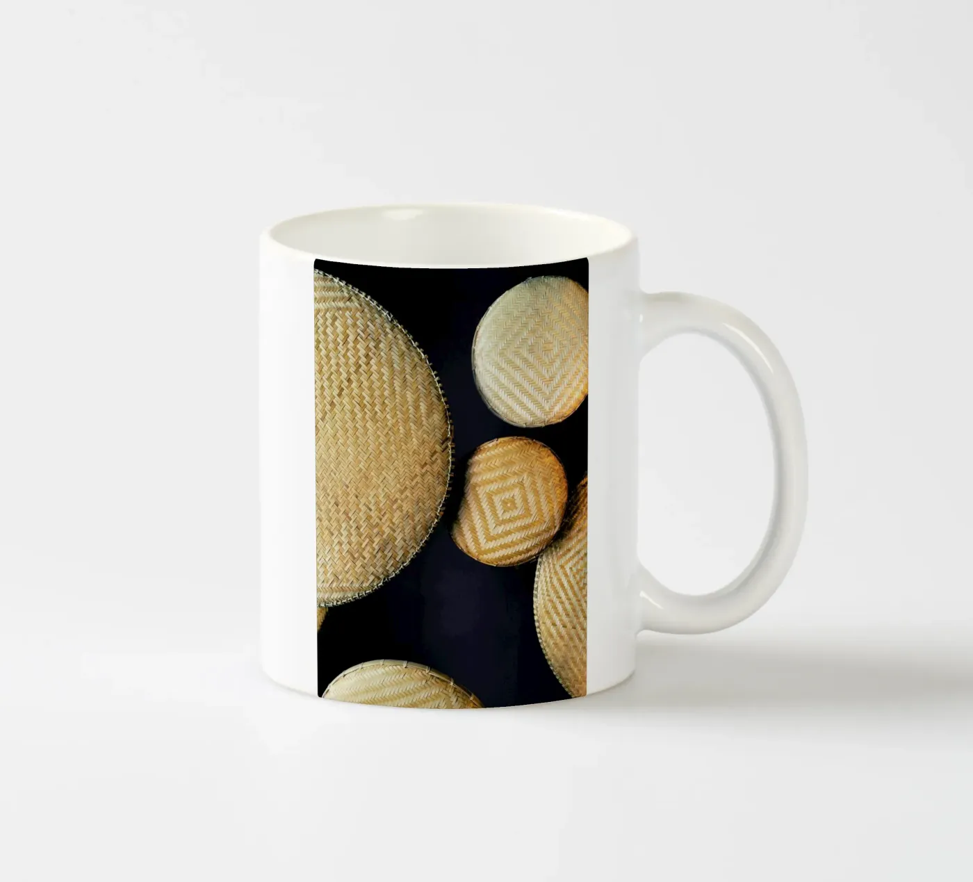 Complementary Structures ceramic mug by Sebastian Hilgetag