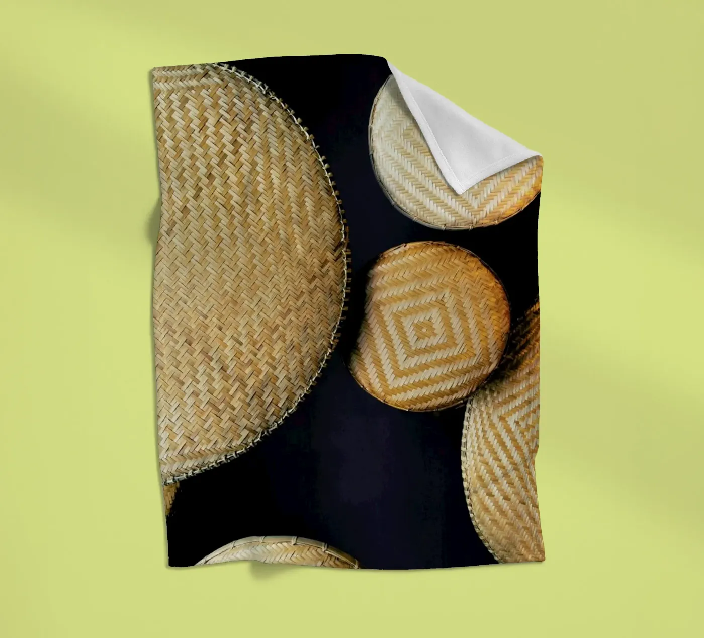 Complementary Structures fleecedeken van Sebastian Hilgetag