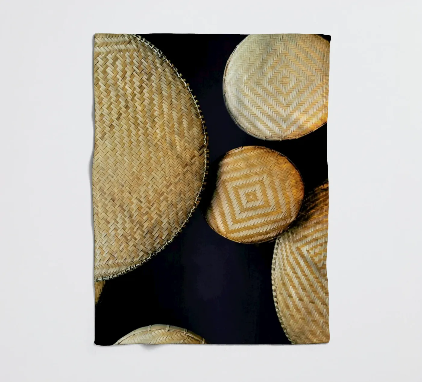Complementary Structures fleecedeken van Sebastian Hilgetag