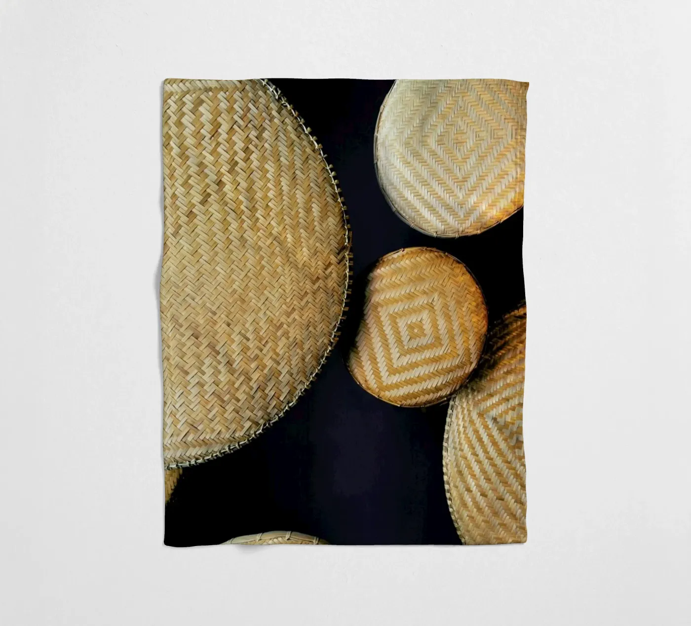Complementary Structures fleecedeken van Sebastian Hilgetag