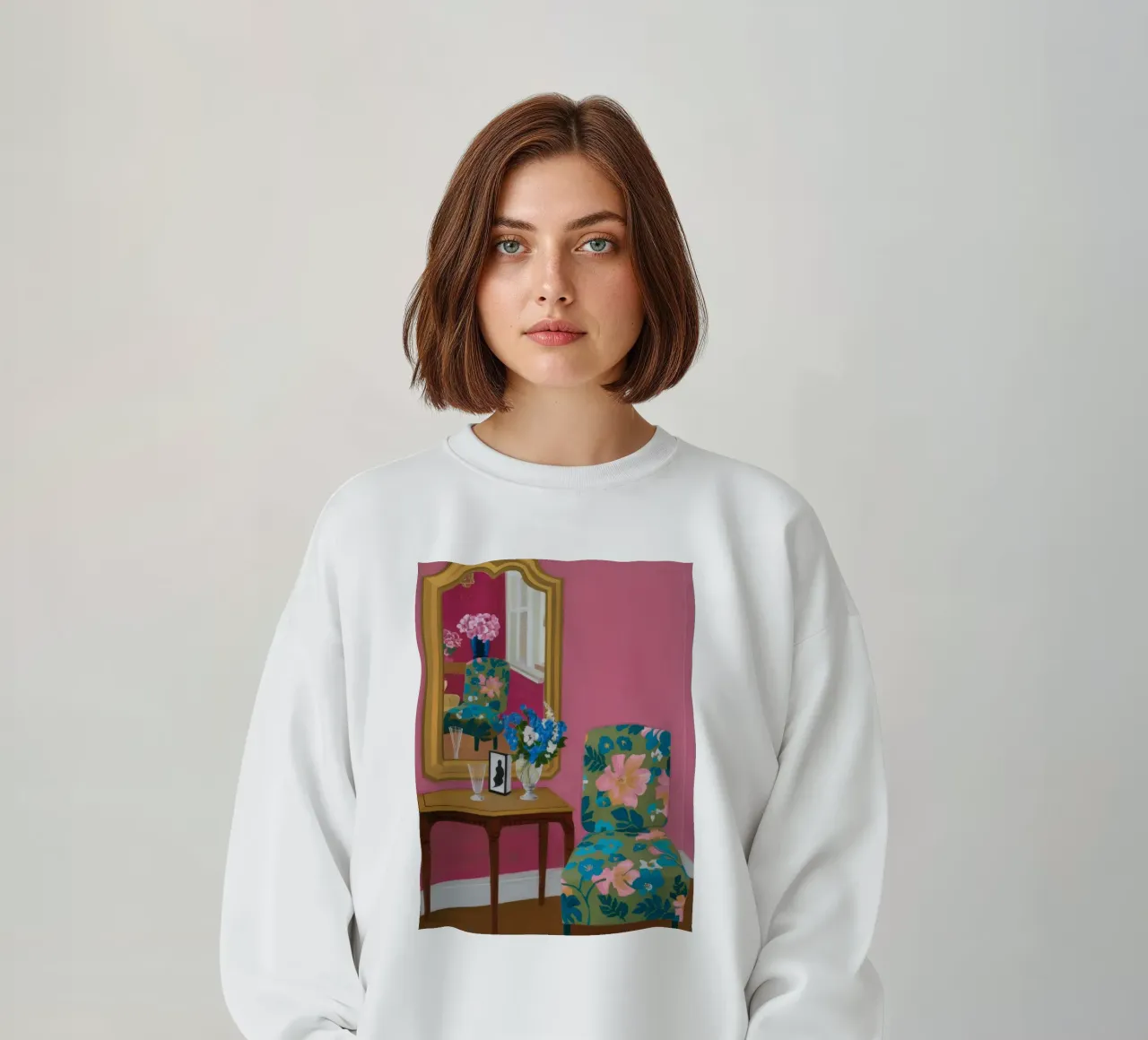 Chintz Stoel Reflectie sweatshirt van Tiga Bersama