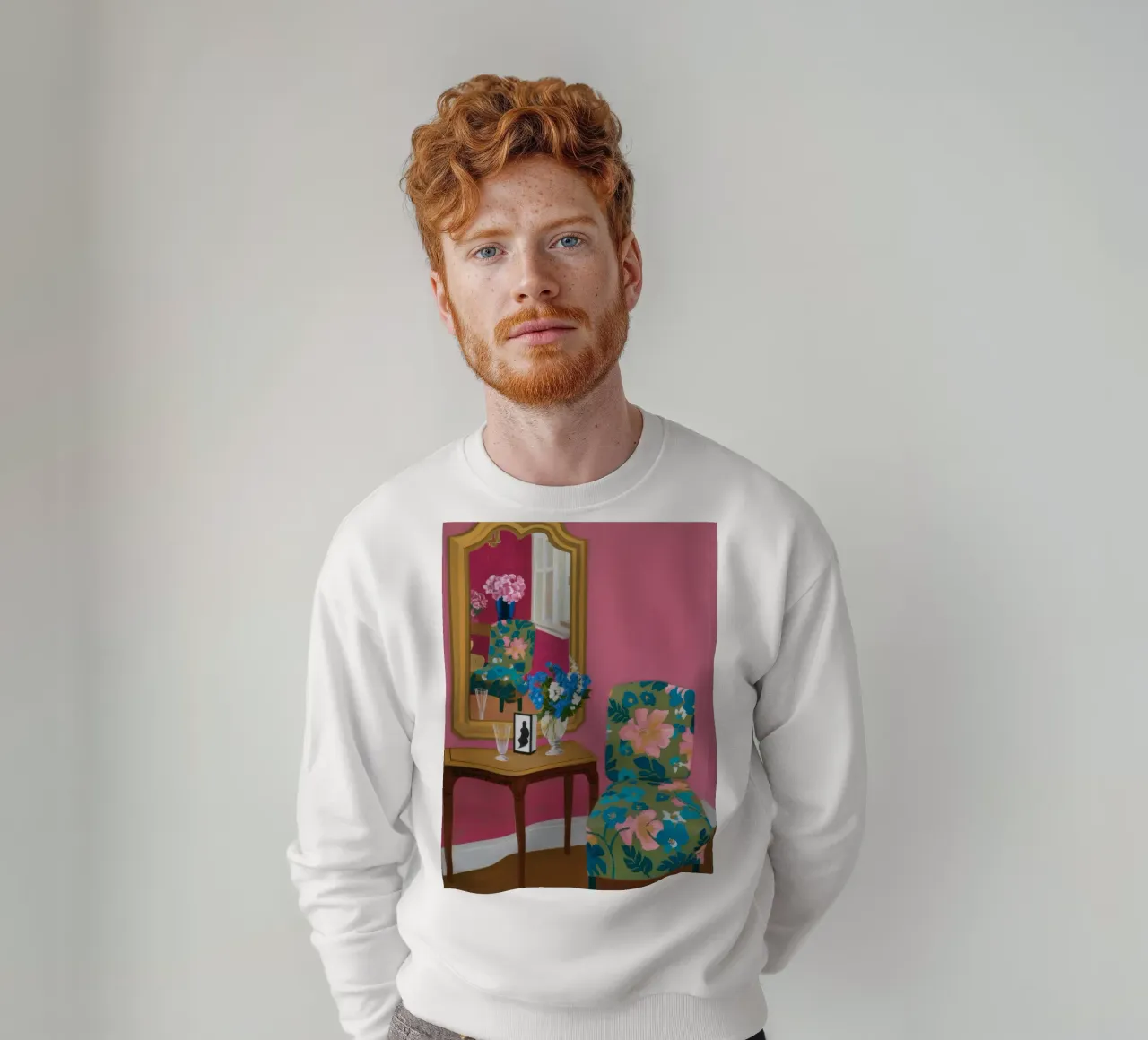 Chintz Stoel Reflectie sweatshirt van Tiga Bersama