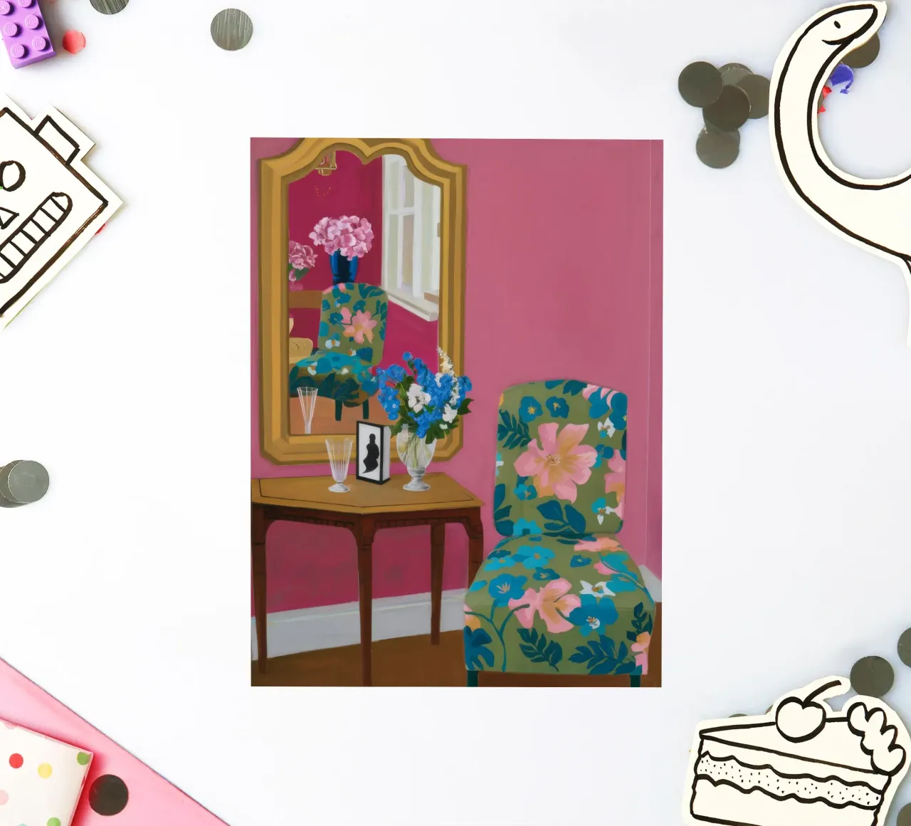 Sedia Chintz Reflection adesivo da Tiga Bersama