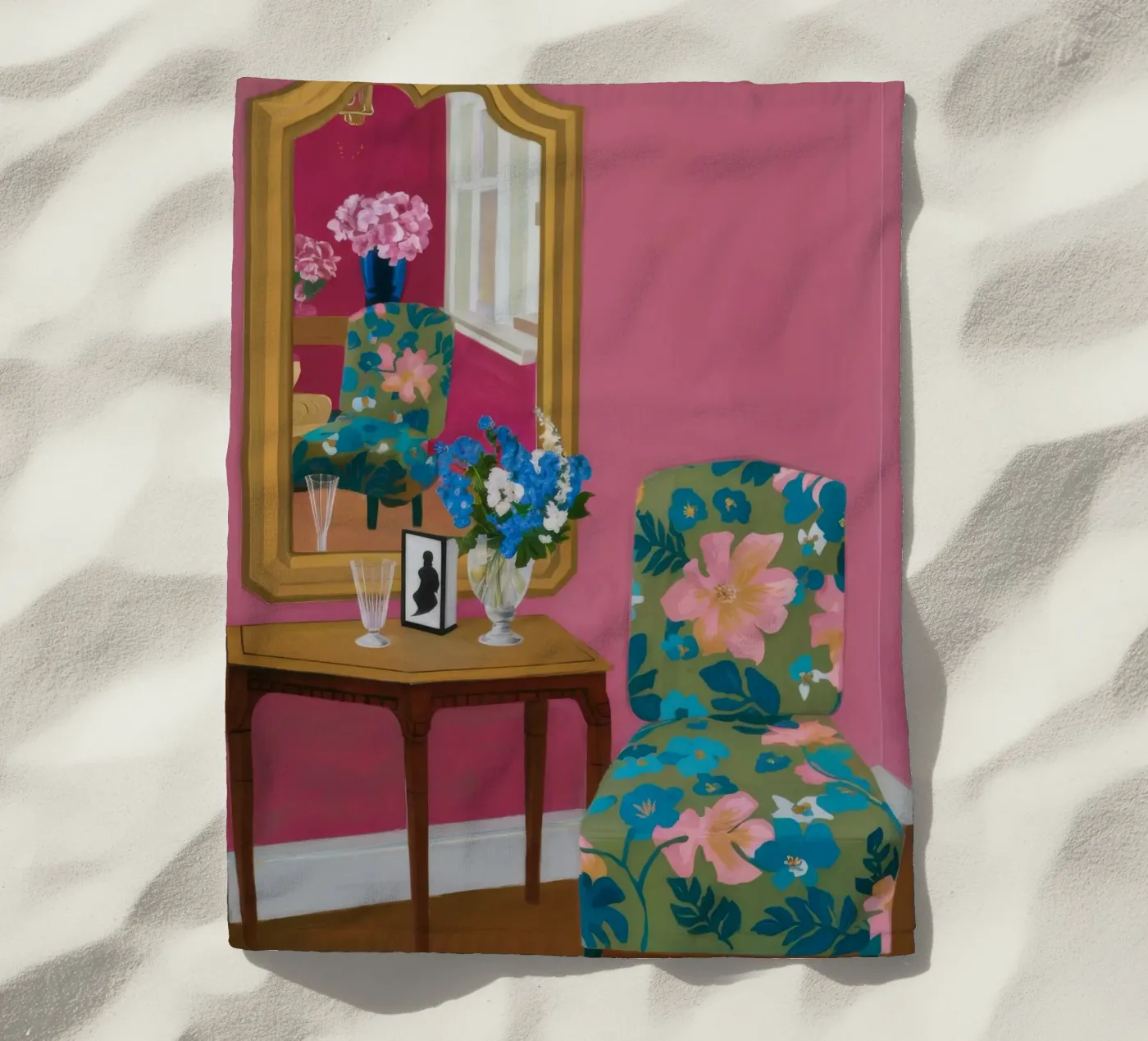 Chintz Chair Reflection telo mare da Tiga Bersama