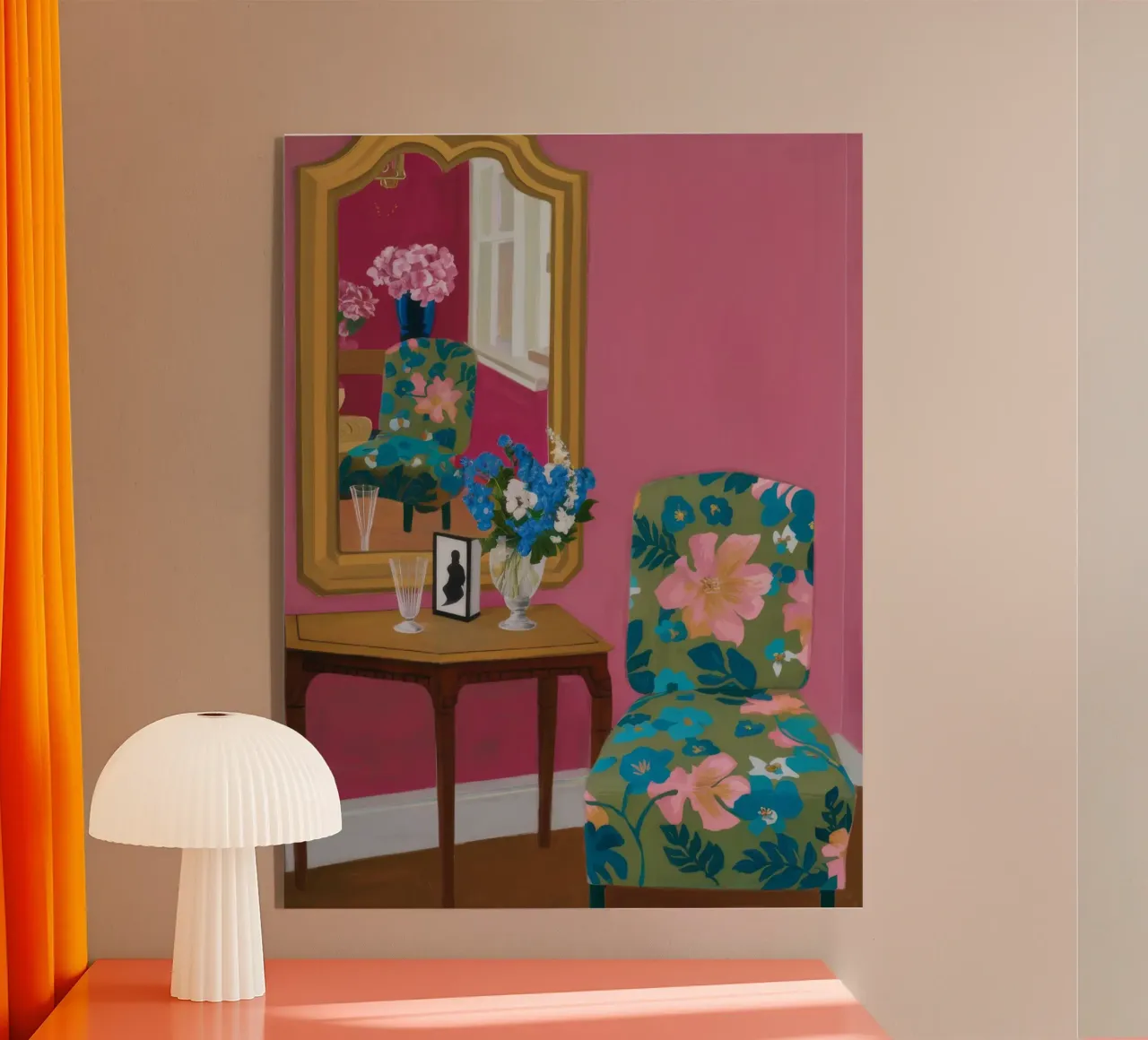 Sedia Chintz Reflection plexiglass da Tiga Bersama