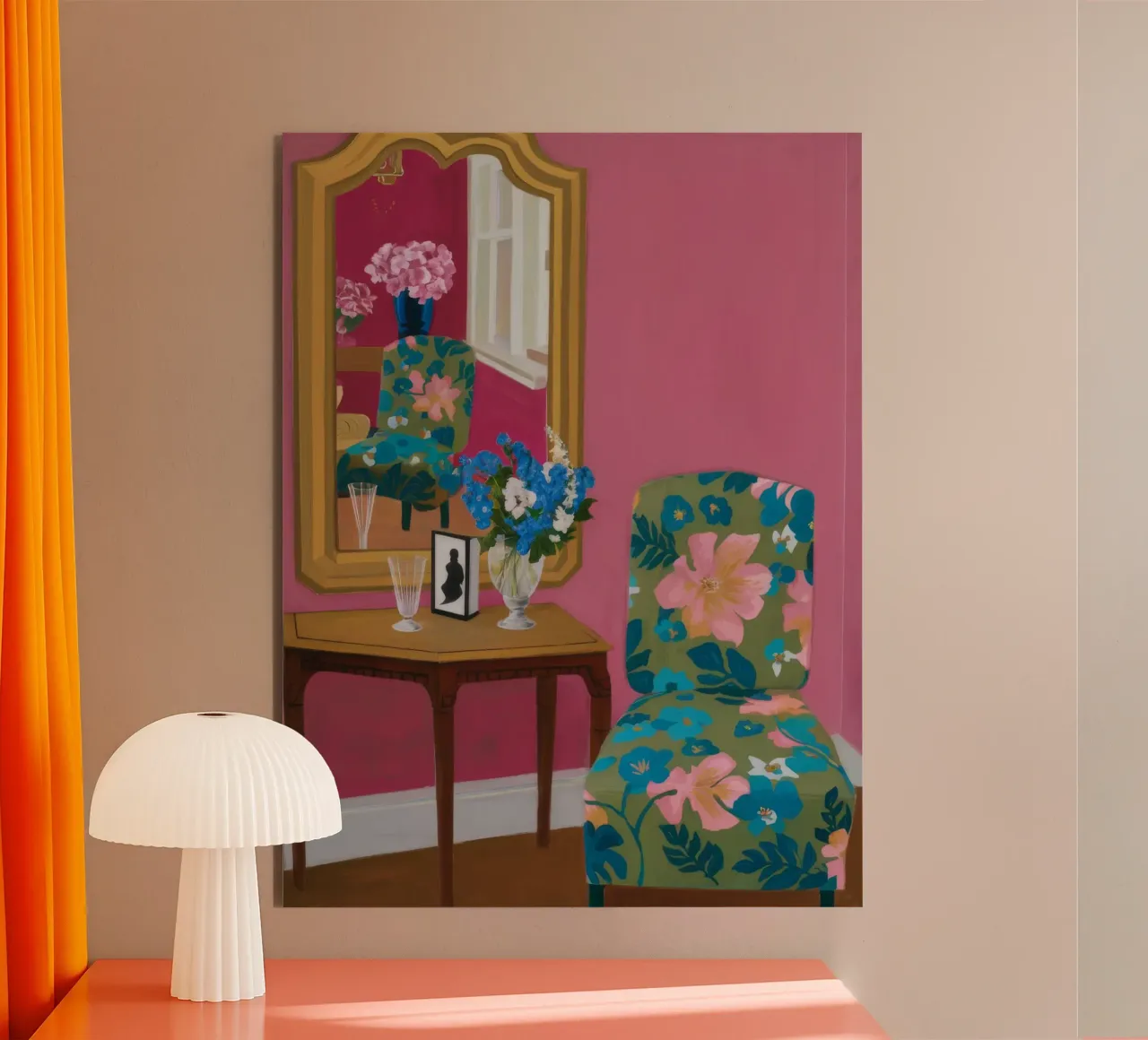 Sedia Chintz Reflection alluminio dibond da Tiga Bersama