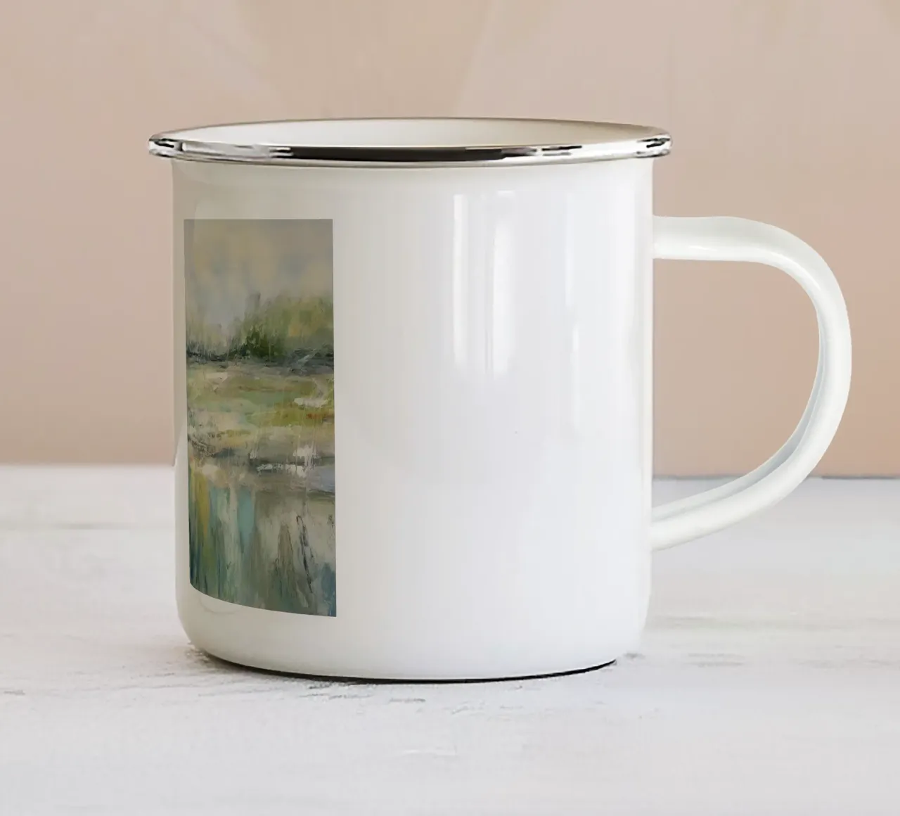 Arte da parete di Imagine tazza in smalto da Imagine