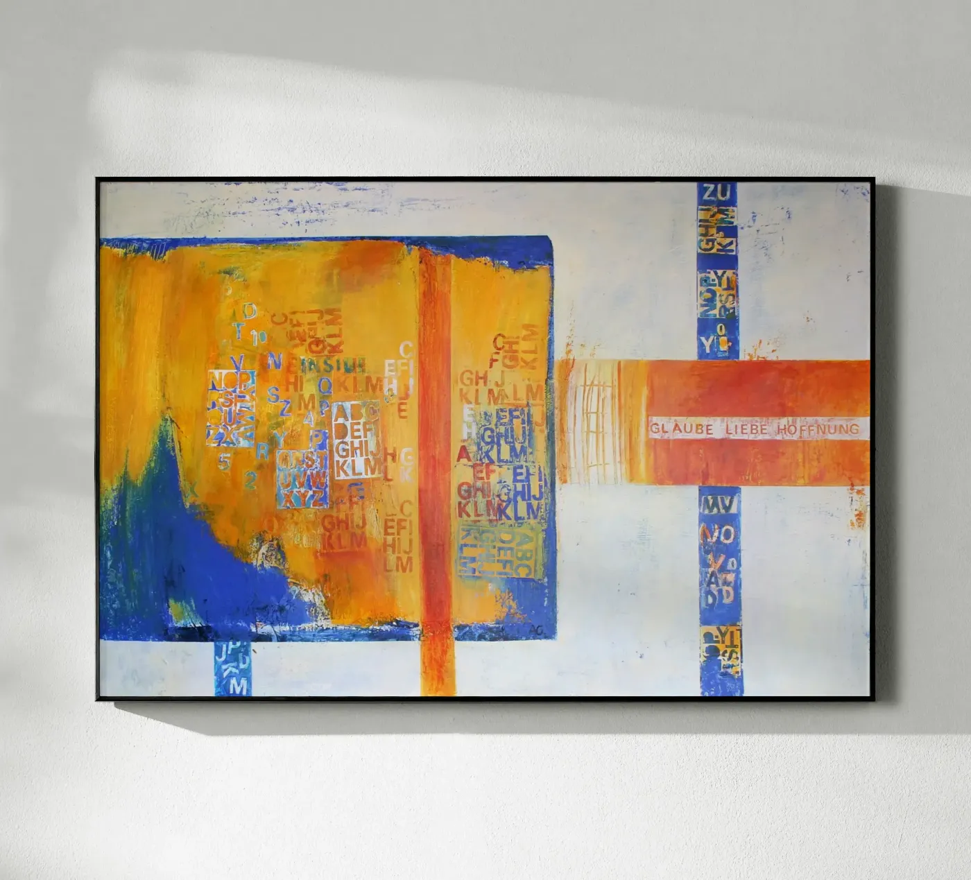Glaube, Liebe, Hoffnung plexiglass da Anita Gewald