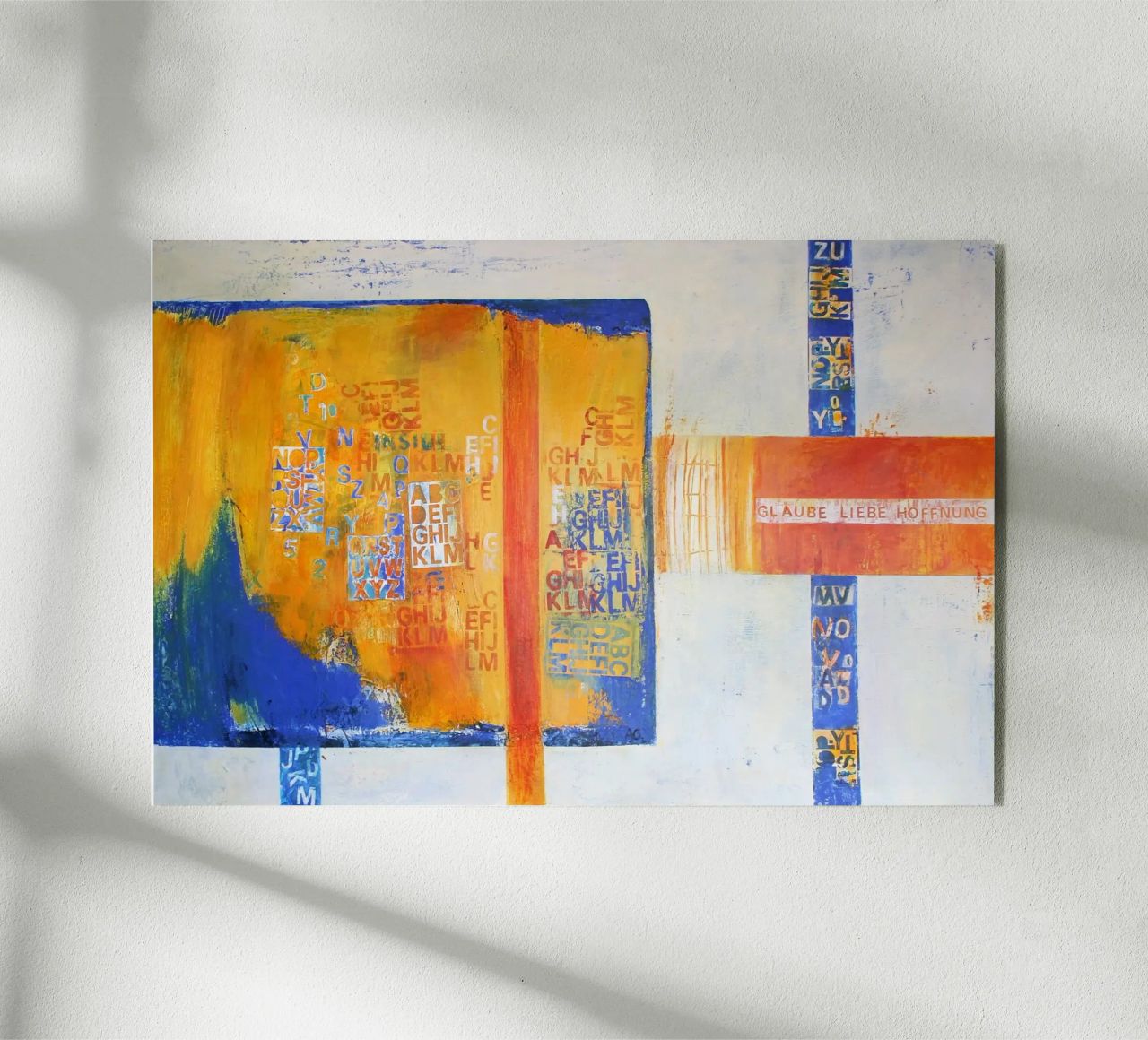 Glaube, Liebe, Hoffnung plexiglass da Anita Gewald