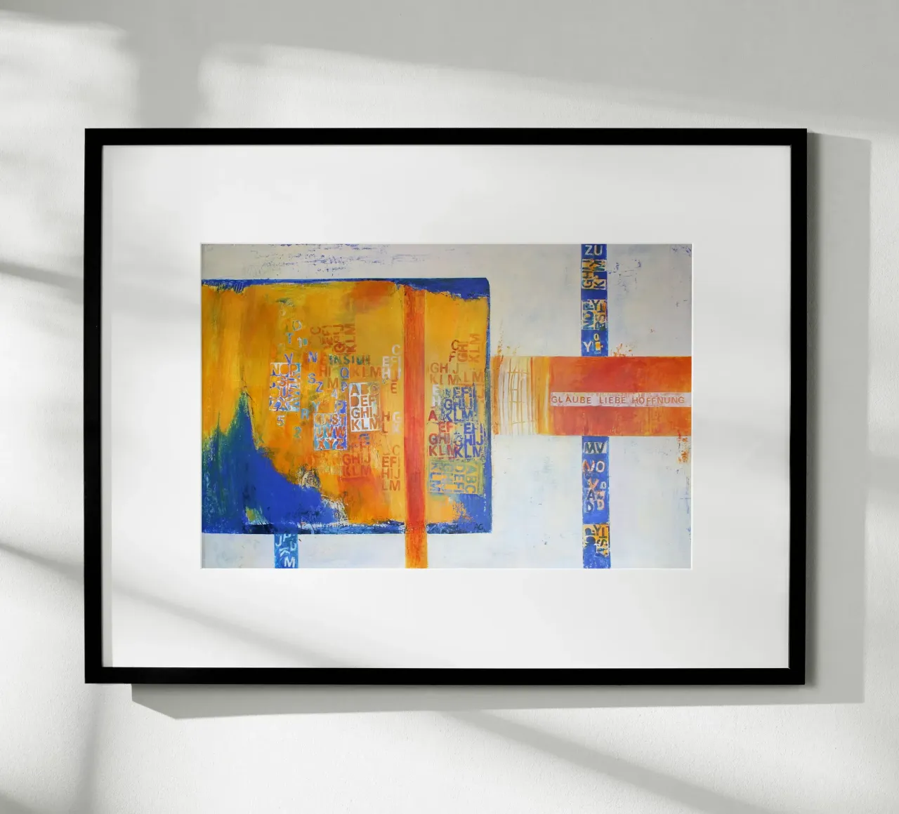 Glaube, Liebe, Hoffnung carta hahnemühle da Anita Gewald