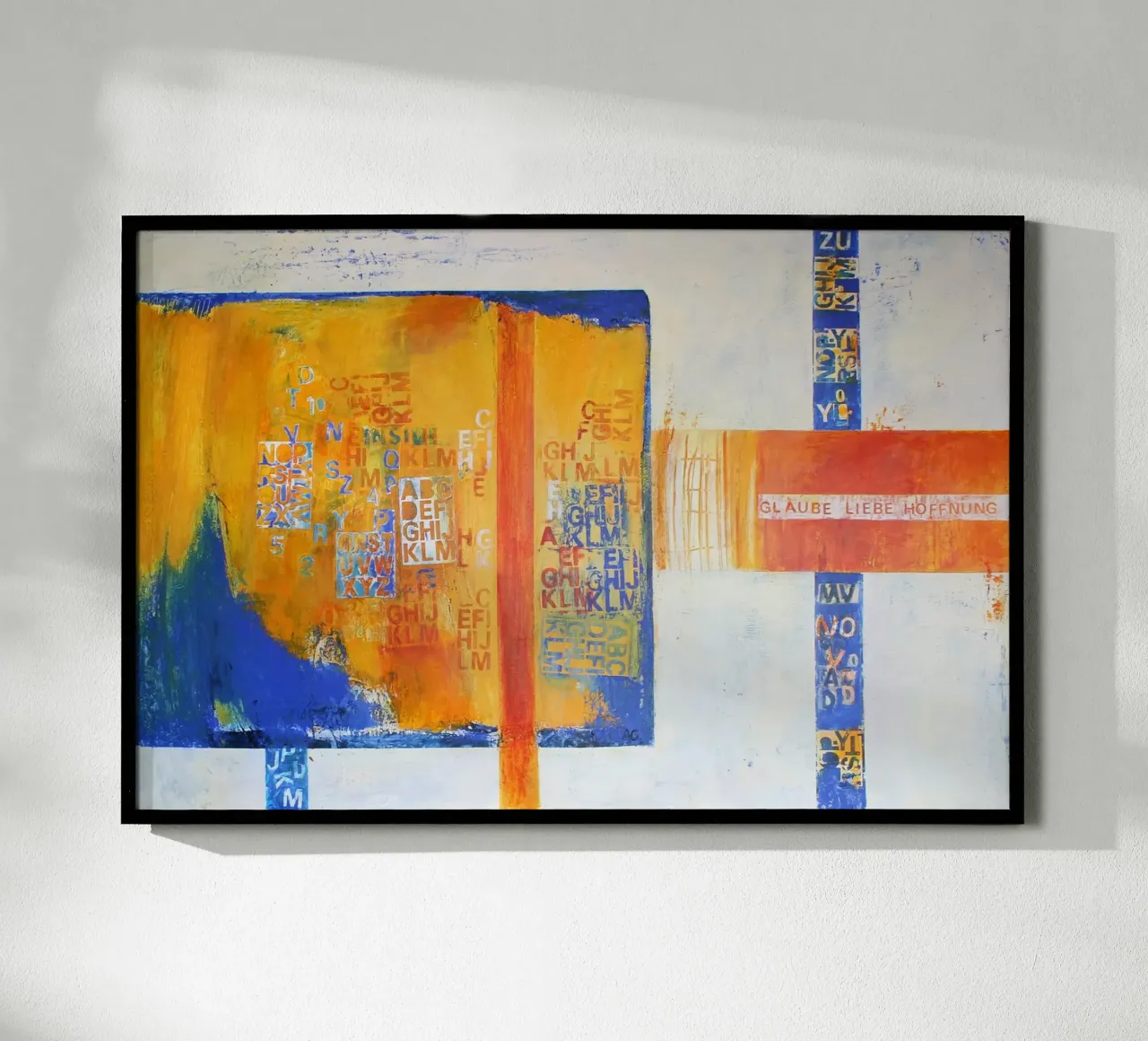 Glaube, Liebe, Hoffnung carta hahnemühle da Anita Gewald