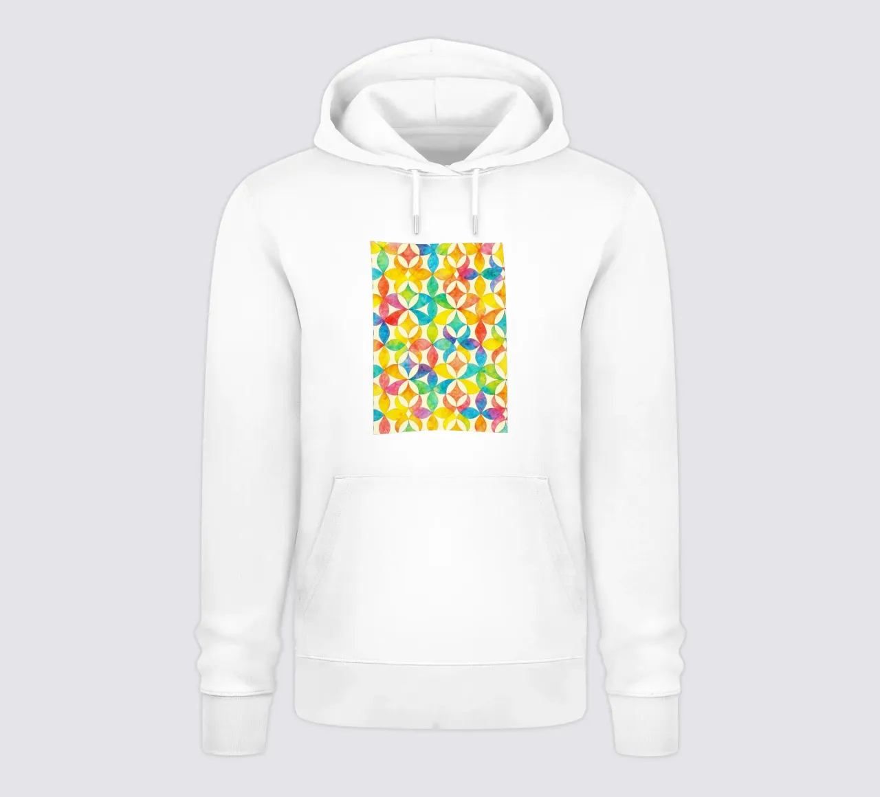 arte lineal geométrico abstracto sudadera con capucha de arkhanz