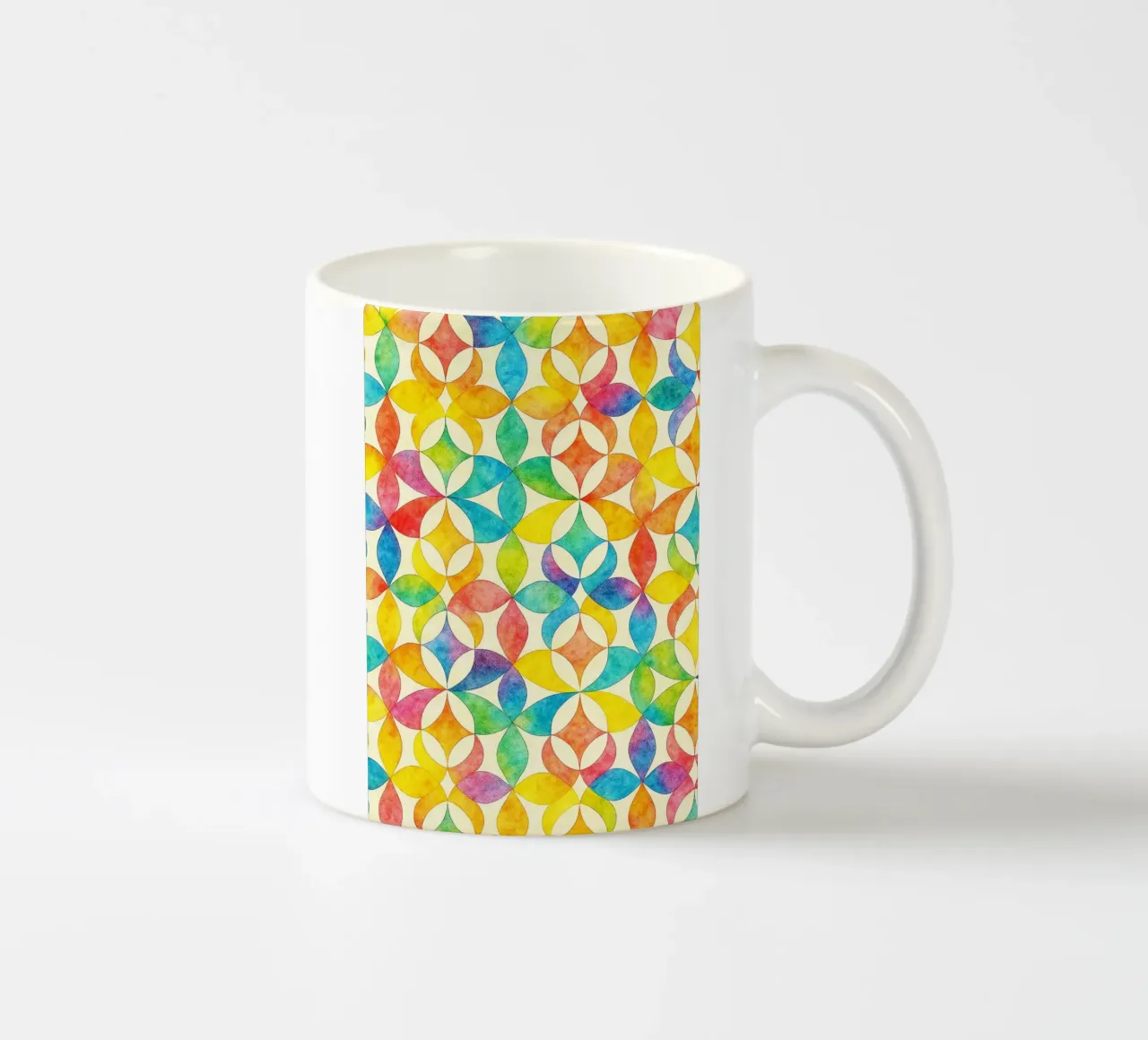 abstracte geometrische lijnkunst keramische mok van arkhanz