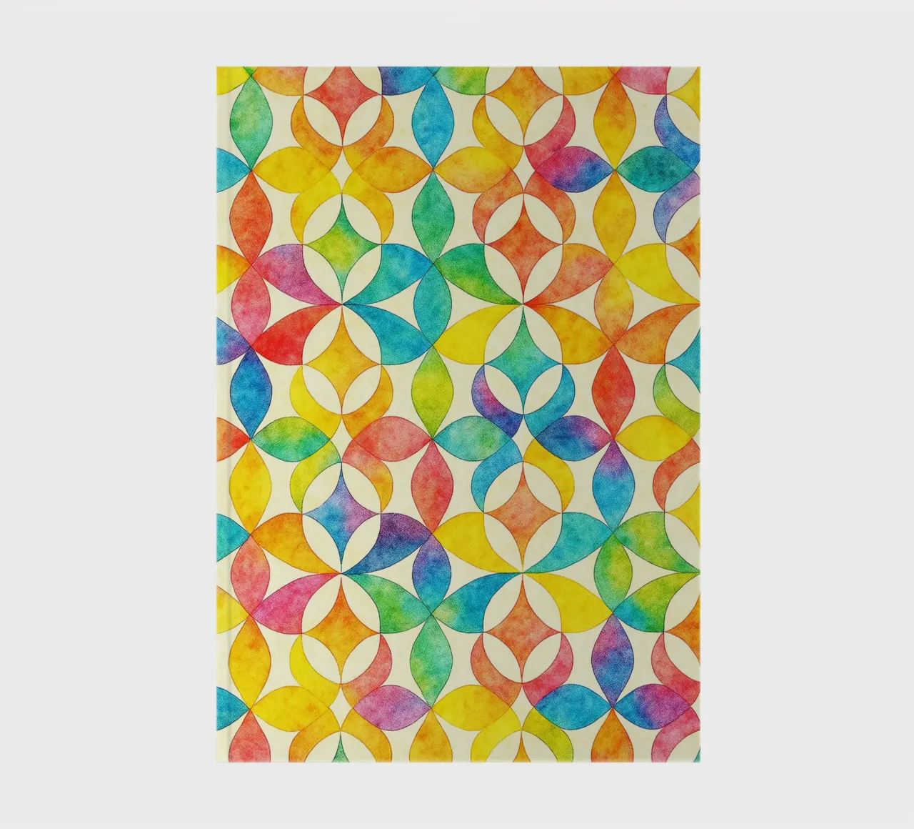 abstract geometric line art notebook by arkhanz