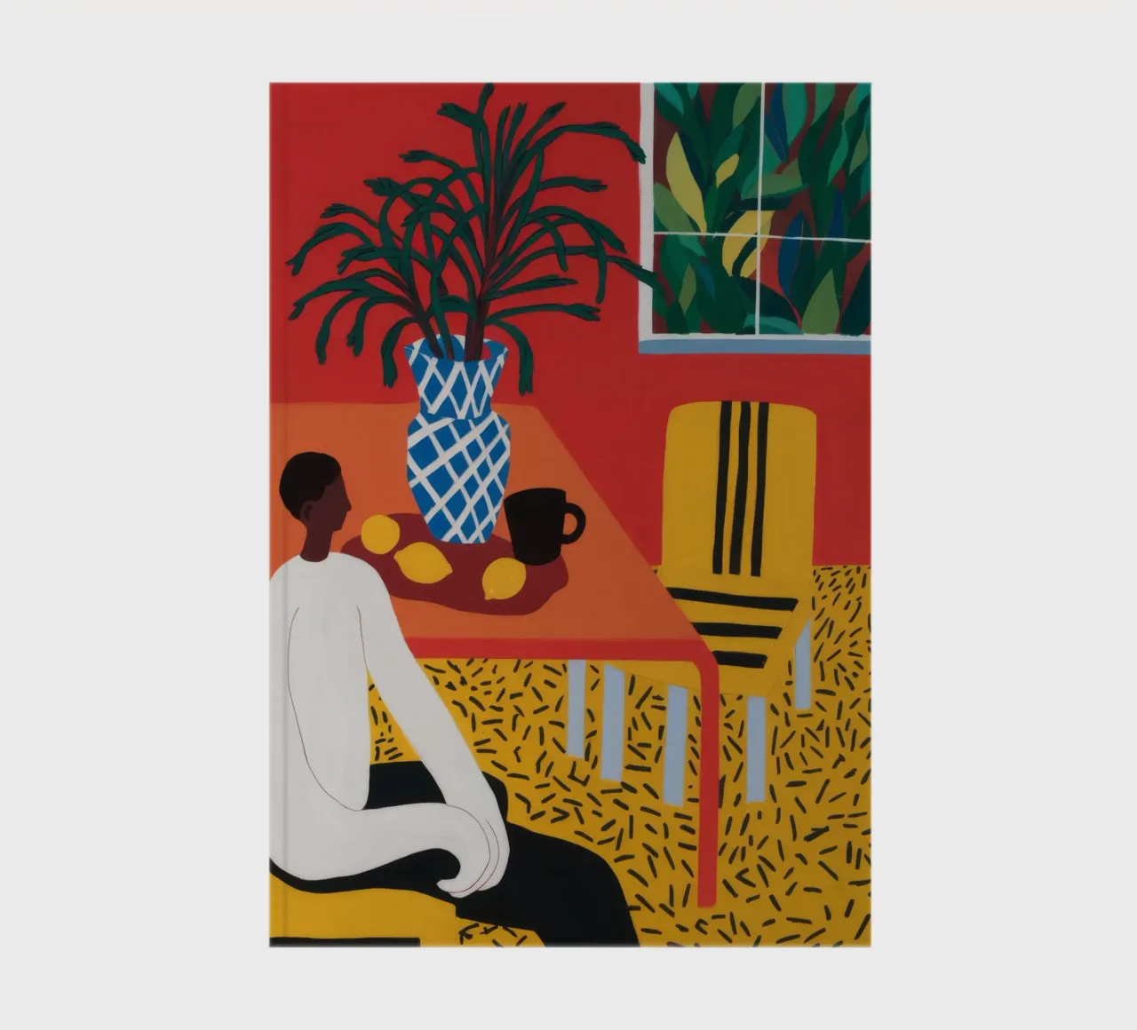 Leopard Print Contemplation notebook by Tiga Bersama