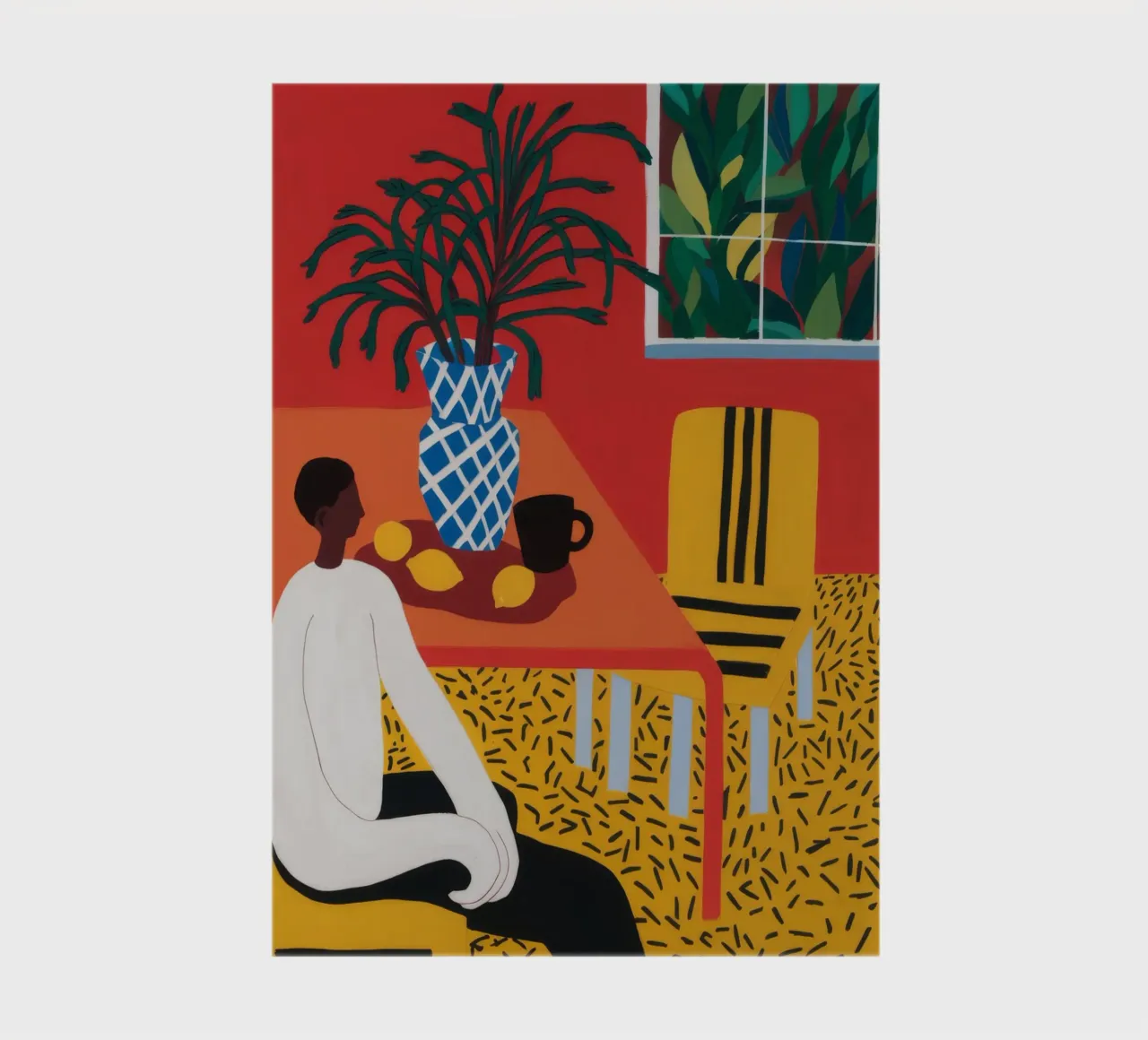 Leopard Print Contemplation notebook by Tiga Bersama