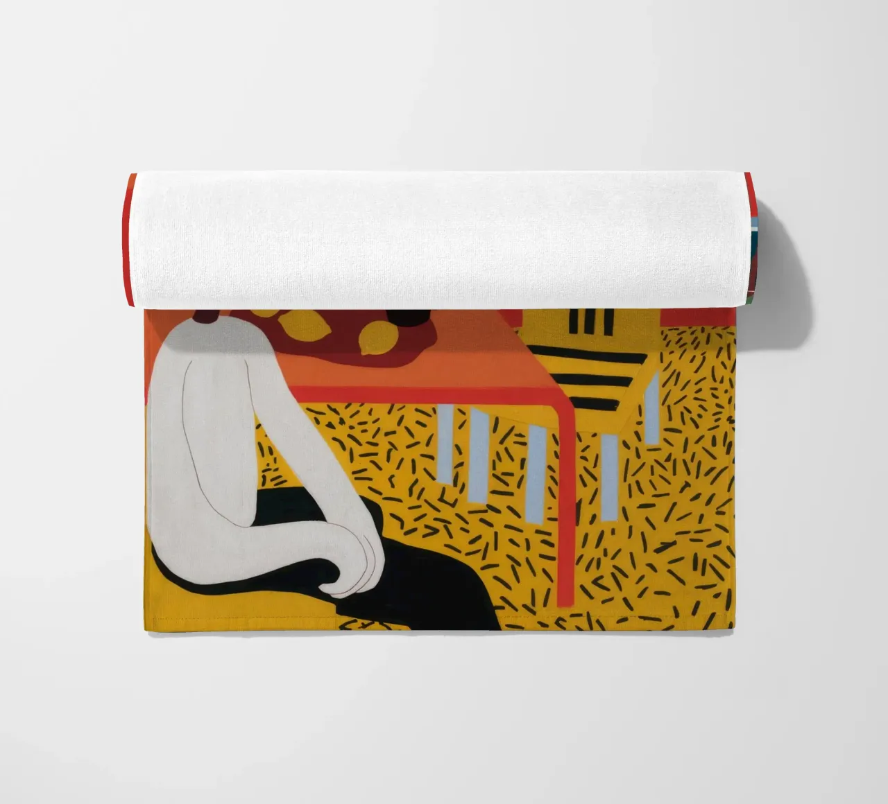 Luipaardprint overpeinzing strandhanddoek van Tiga Bersama