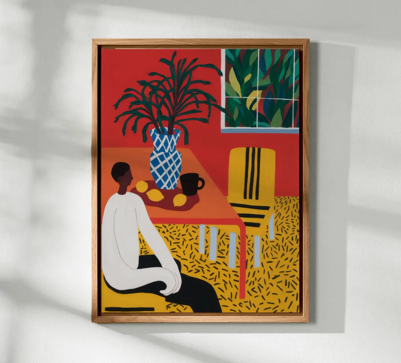Leopard Print Contemplation forex plate by Tiga Bersama