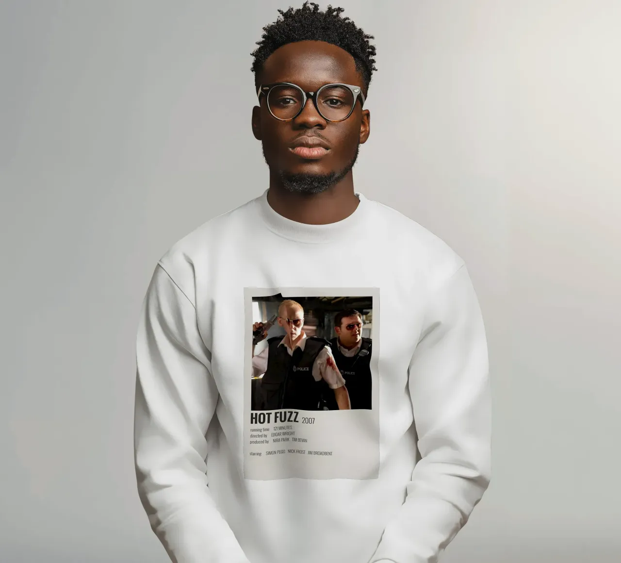 HOT FUZZ 2007 felpa da MVFminimalist