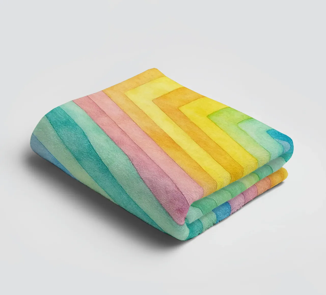 abstract geometric line towel by arkhanz