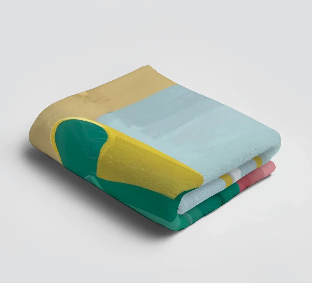 Green Armchair Solitude towel by Tiga Bersama
