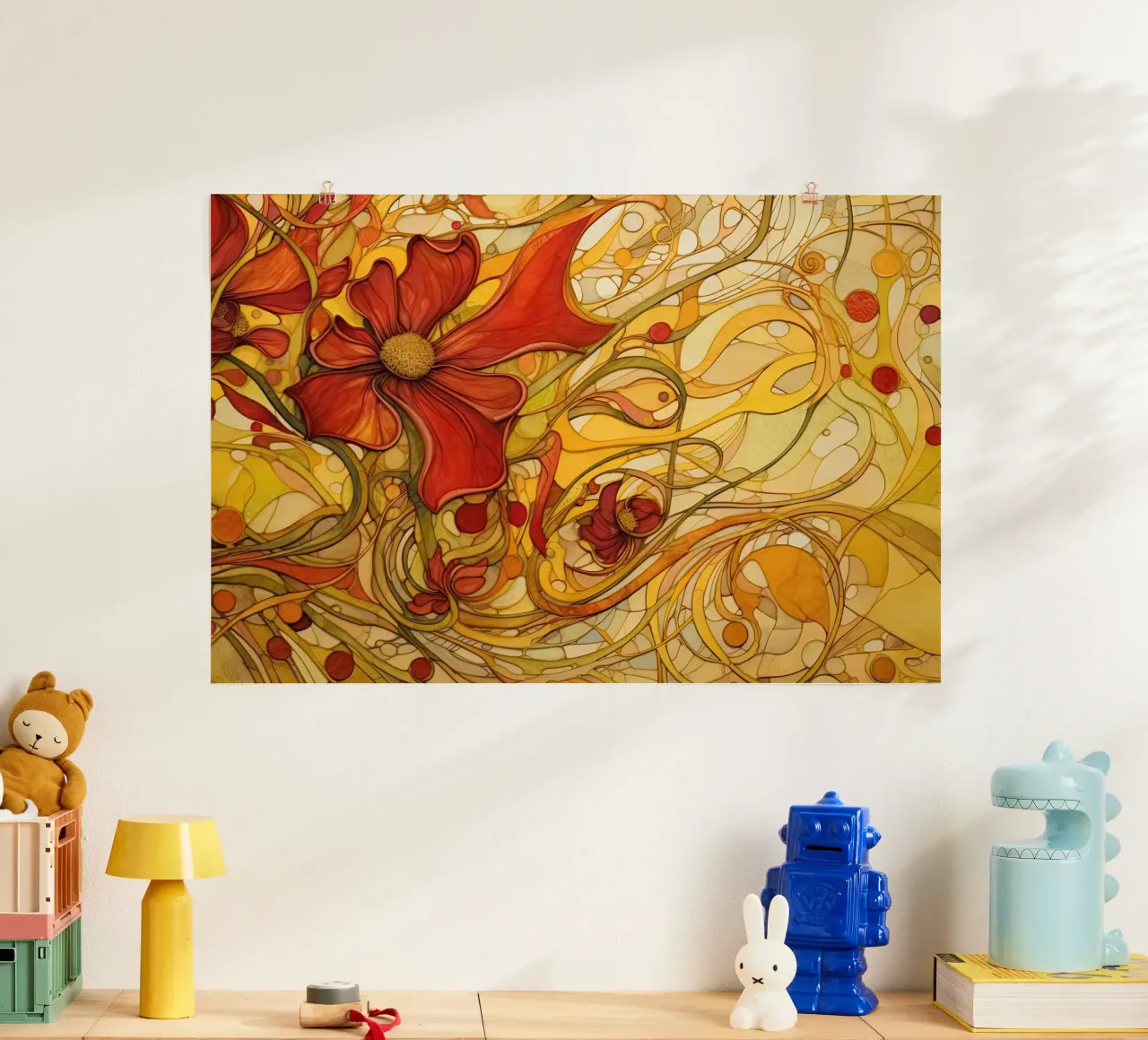 Arte da parete di Imagine poster con telaio in plastica da Imagine