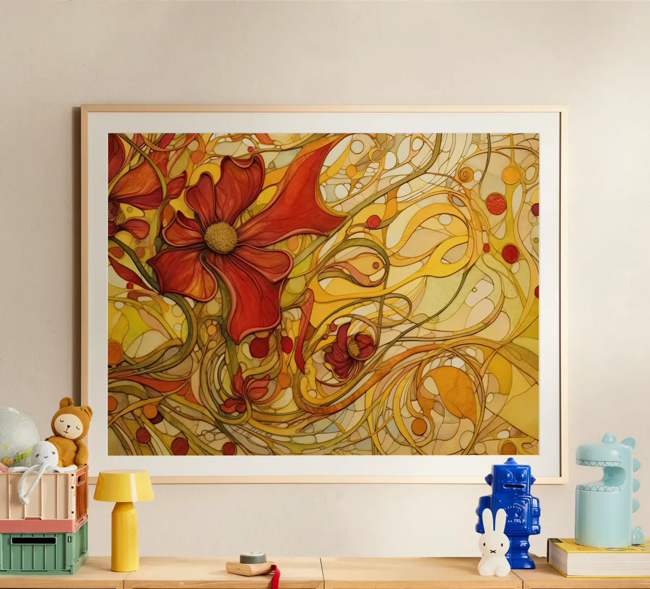 Arte da parete di Imagine poster con telaio in plastica da Imagine